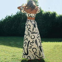 Leichte & Stilvolle Zweiteilige Damen Boho-Kombi – Amira
