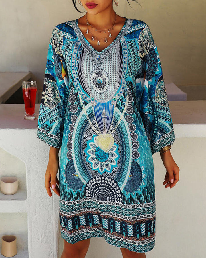 Boho Sommerkleid mit lockerer Passform – Nina