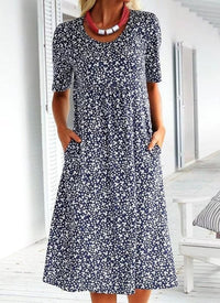 Stilvolles Kleid mit Blumenmuster – Eva | Das perfekte leichte Sommerkleid!