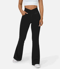 Stilvolle Bootcut-Jeans für Damen - Rosa