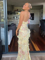 Bunte Sommerkleid mit Rüschen – Liora