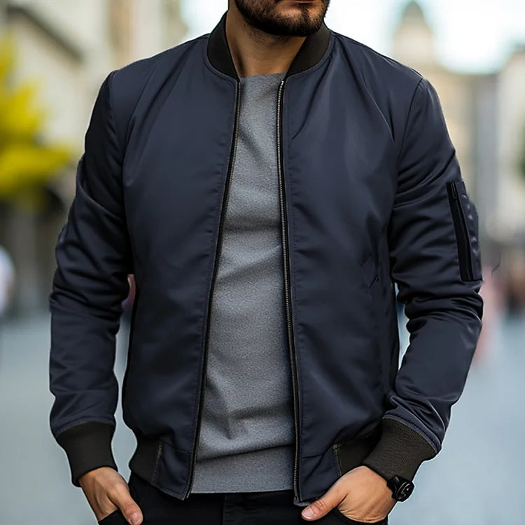 Herren Bomberjacke mit Armtasche – Jaron Herbstedition