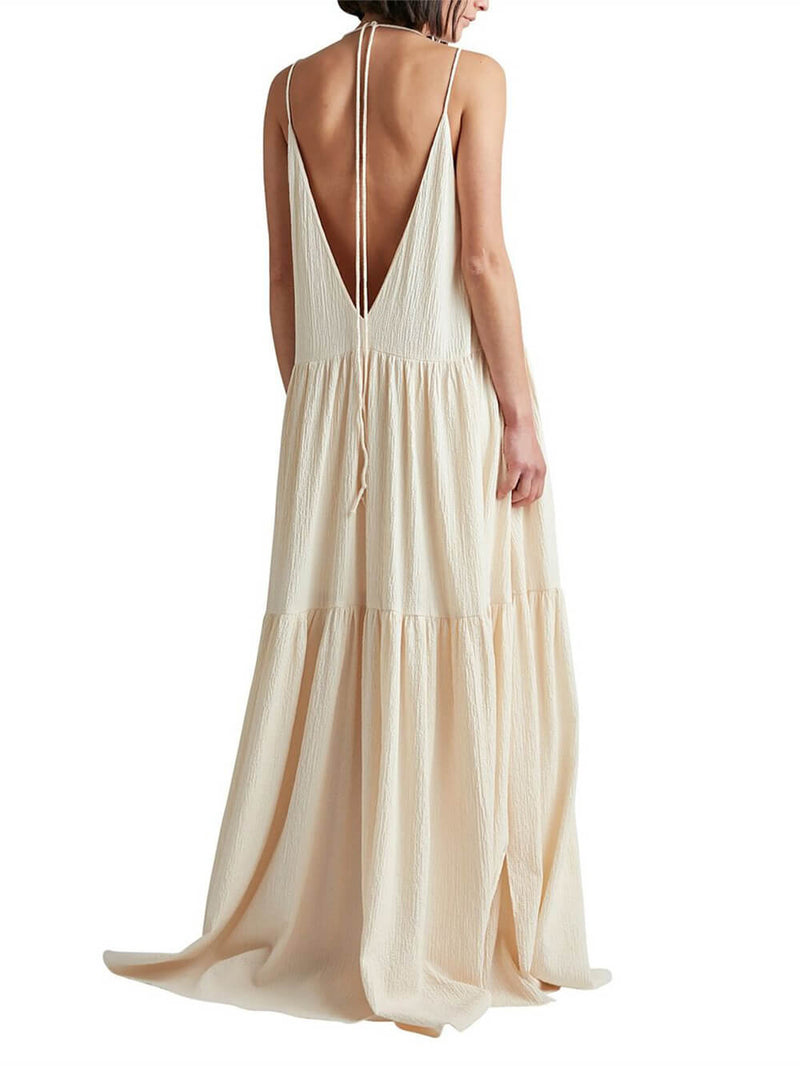 Stilvolles Maxikleid mit fließendem Schnitt – Liana