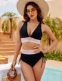 Formendes Bikini-Set mit High-Waist-Slip & Push-up-Top – Selina | 1 kaufen, 1 gratis