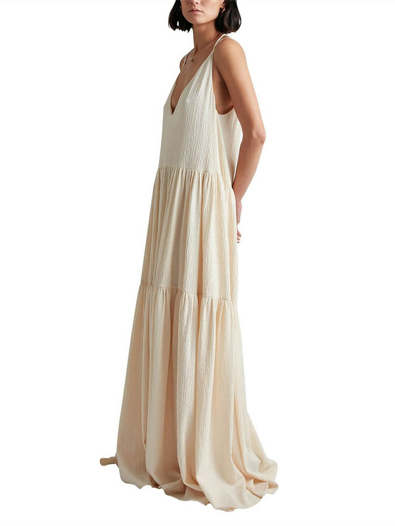 Stilvolles Maxikleid mit fließendem Schnitt – Liana
