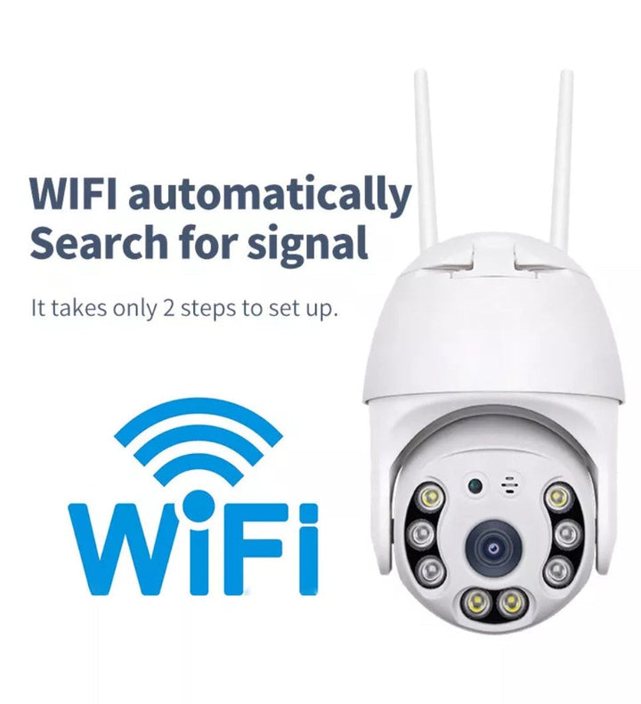 Drahtlose Außenüberwachungskamera mit WiFi – SecureView 360