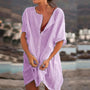 Luftige Strandkleid mit Knopfschluss – Noa