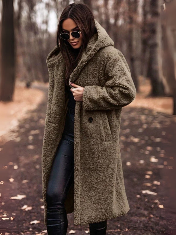 Damen Trenchcoat mit Gürtel & Doppelknopfleiste – Clara