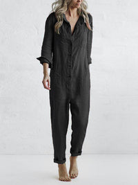 Lässiger Jumpsuit – Liv | 100% Baumwolle, mit praktischen Taschen