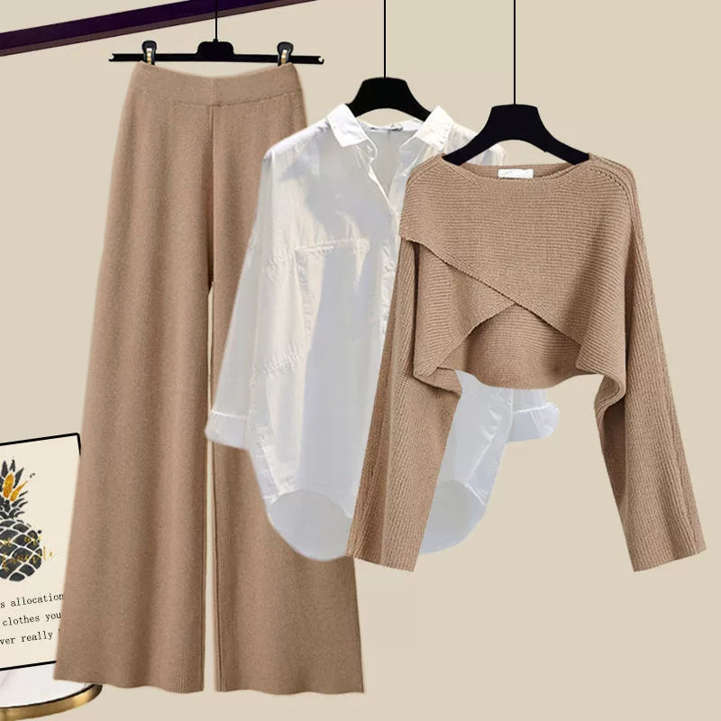 Herbstliches Komfortables Damen 3-teiliges Set – Liviana
