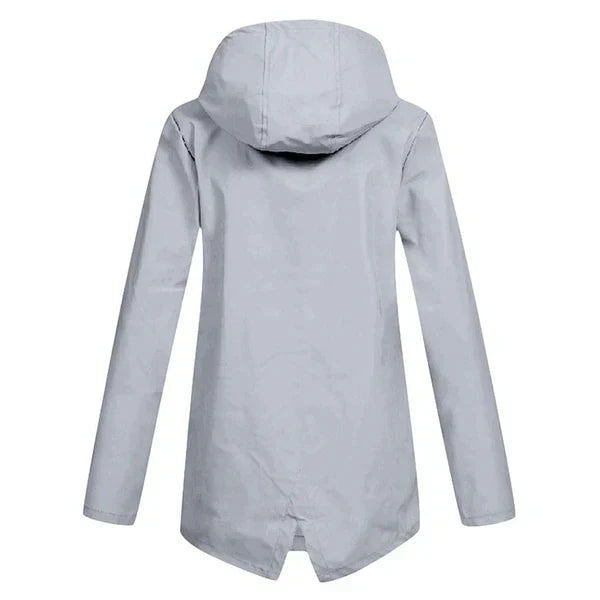 Trendige Damen Regenjacke mit Kapuze - Liora