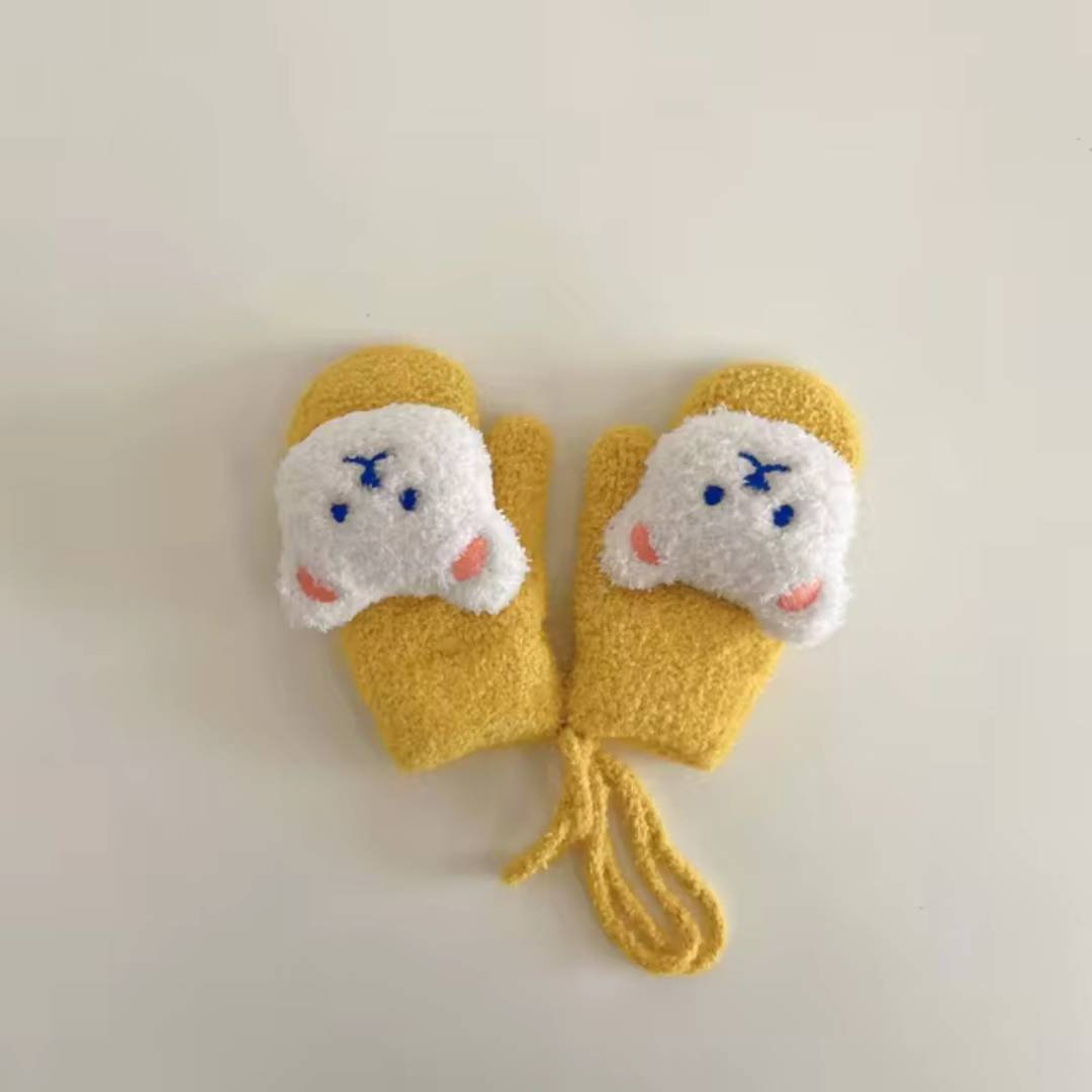 Kinder-Winterhandschuhe mit Bärenmotiven – TinyBear Handschuhe