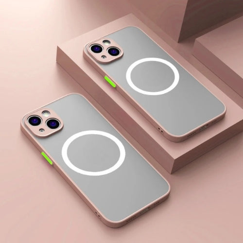 Mattes magnetisches Handyhülle mit Magsafe & Fallschutz – 1+1 KOSTENLOS