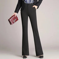 Schlank ausgestellte High-Waist-Hose – Mila