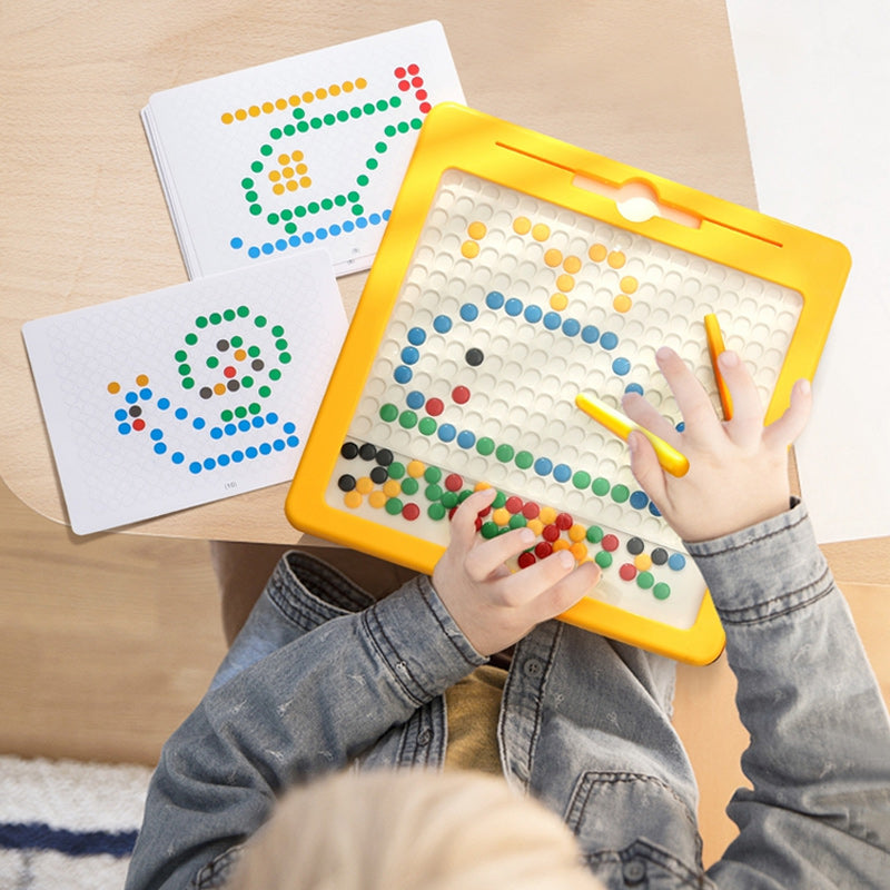 Magnetische Zeichenplatte mit Perlen - MagniDots
