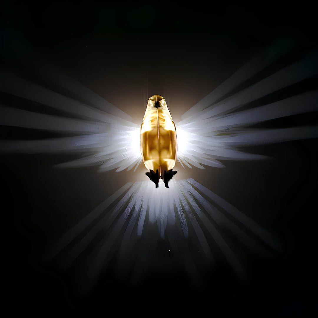 Beleuchtete Flügel Wandleuchte - LumaWings