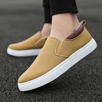 Slip-On-Herrenschuhe aus Canvas – Lennard