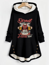 Wärmender Damen Hoodie – Sabine Oktoberfest 2025