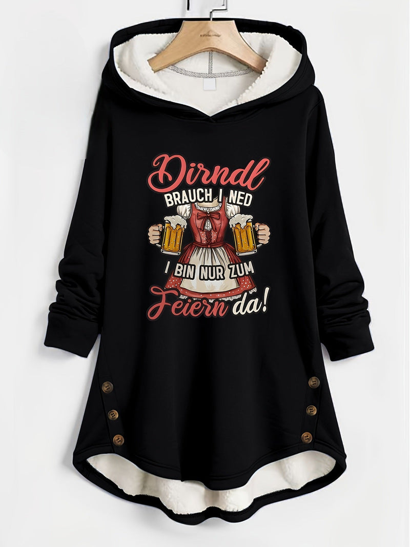 Wärmender Damen Hoodie – Sabine Oktoberfest 2025