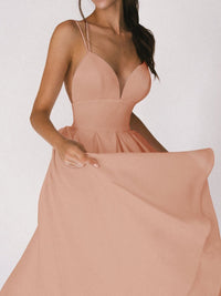 Strappy V-Ausschnitt Kleid - Noa