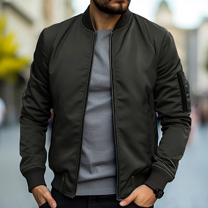 Herren Bomberjacke mit Armtasche – Jaron Herbstedition