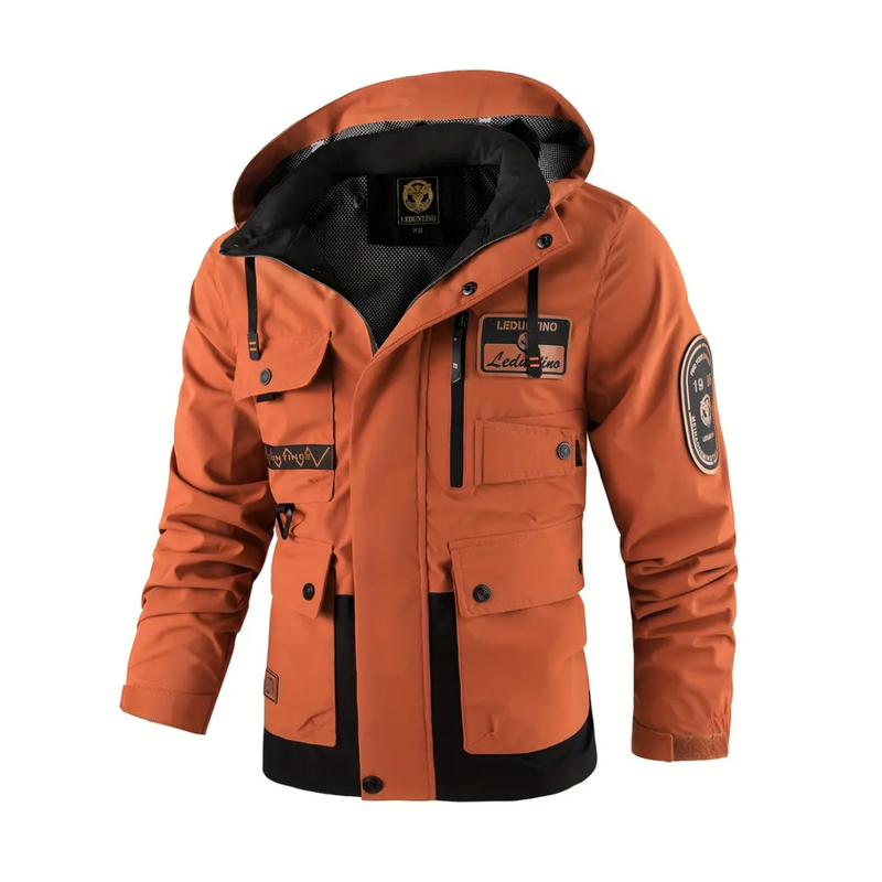 Herren Outdoorjacke gewattet mit abnehmbarer Kapuze – Henrik