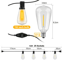 Wasserdichte LED-Lichterkette - LumiGlow