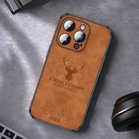 Luxe Hirschleder iPhone Hülle - Veltro