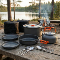 16-Teiliges Ineinander Stapelbares Camping-Kochset -  Camprova