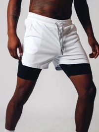 2-in-1 Sommer-Sportshorts für Herren – Felix