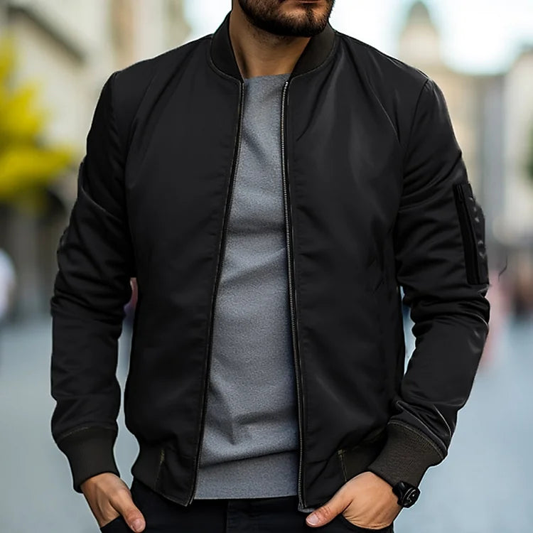 Herren Bomberjacke mit Armtasche – Jaron Herbstedition
