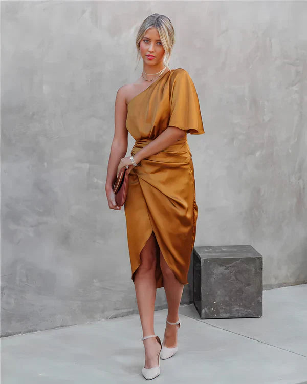 Trendige Seidenfestkleid - Celina