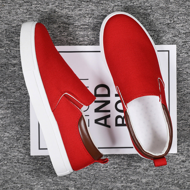 Slip-On-Herrenschuhe aus Canvas – Lennard