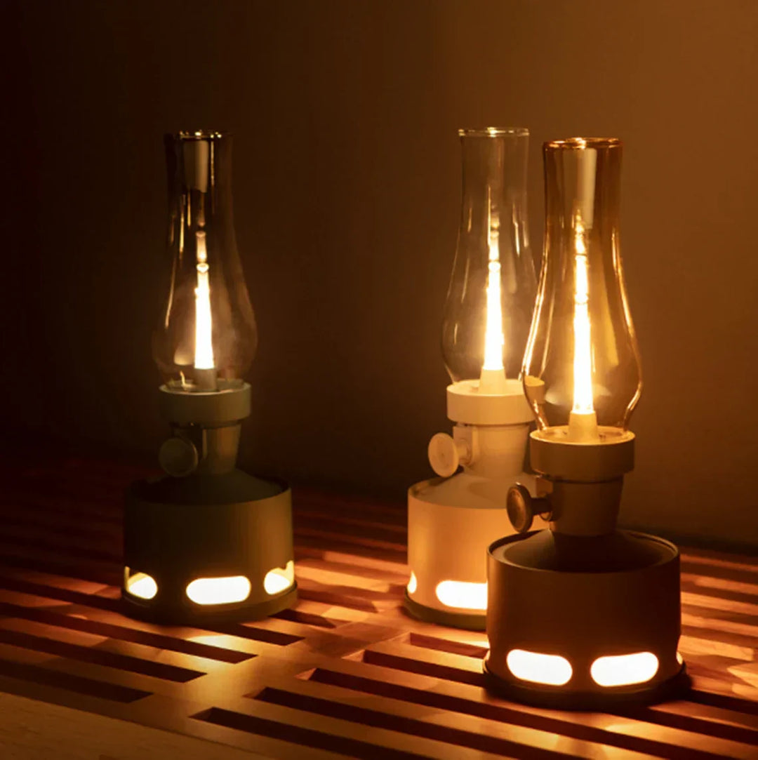 Wiederaufladbare Vintage LED Laterne - LumaLantern