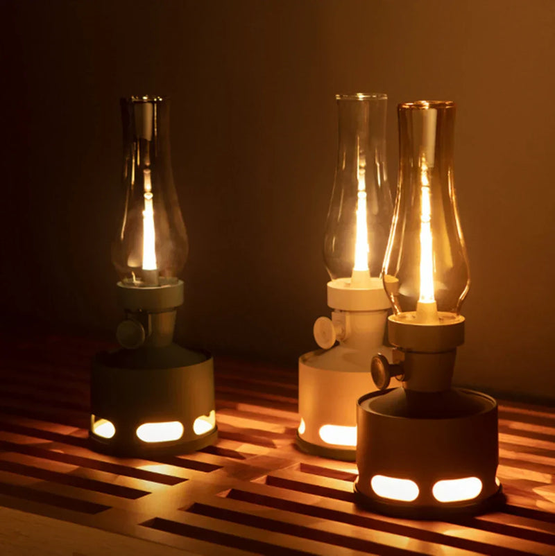 Wiederaufladbare Vintage LED Laterne - LumaLantern