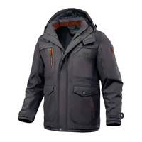 Herren Winterjacke gefüttert mit Plüsch & Kapuze – Stellan
