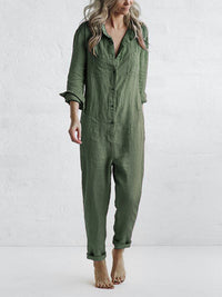 Lässiger Jumpsuit – Liv | 100% Baumwolle, mit praktischen Taschen