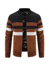 Herren Gestreifter Herbstpullover – Tobias