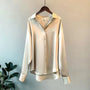 Stilvolle Satin Damenbluse - Elina