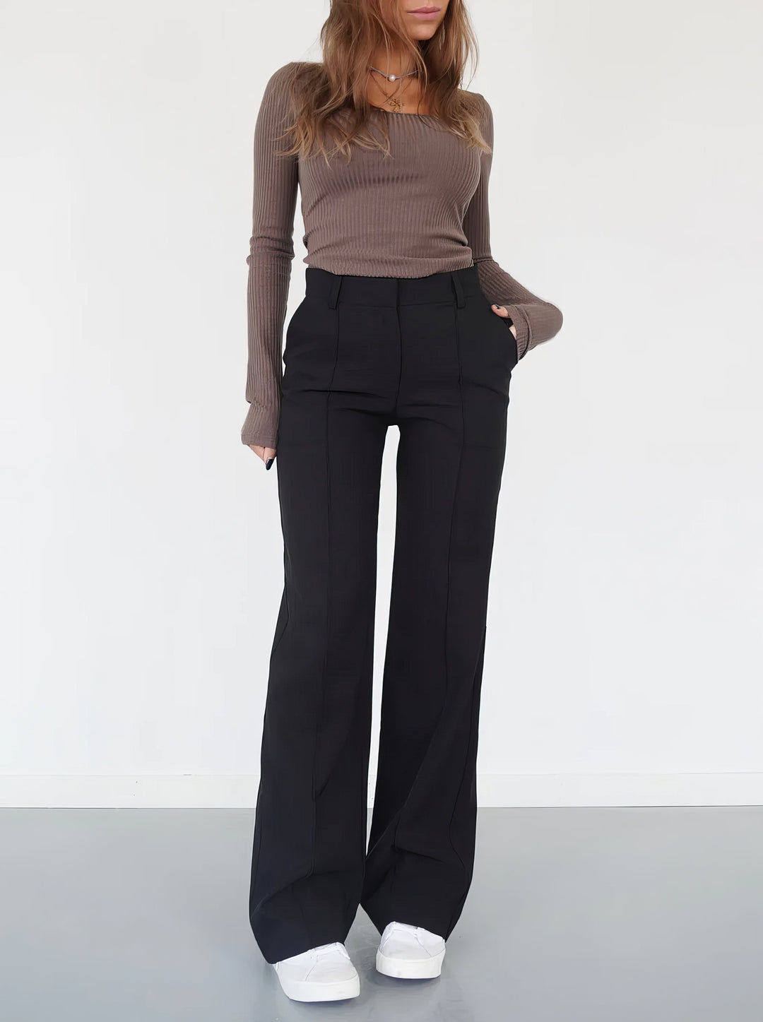 Stylische Weite Damenhose – Aurelia