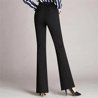 Schlank ausgestellte High-Waist-Hose – Mila