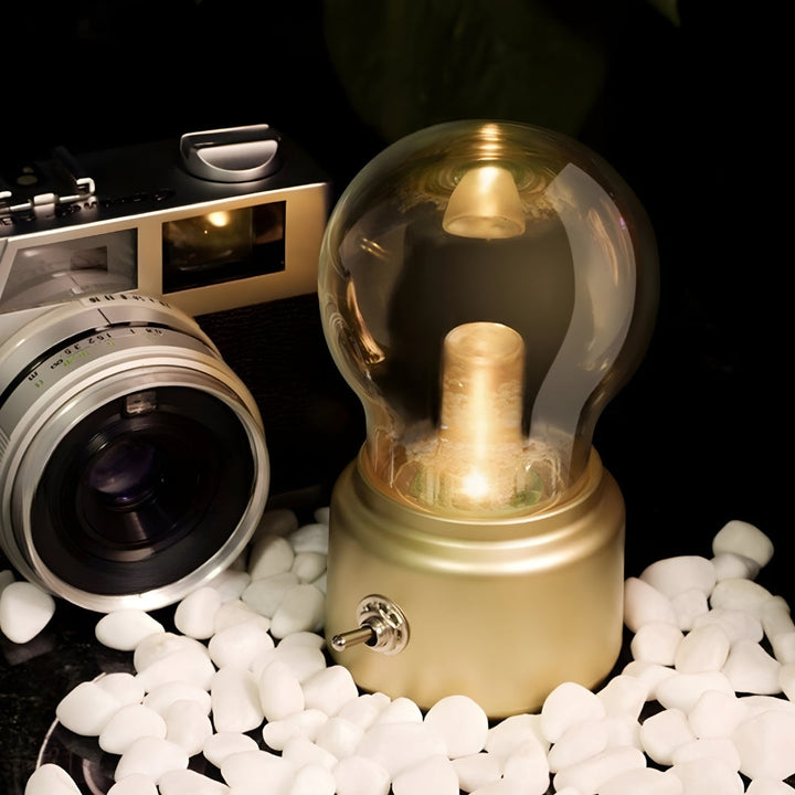 Tragbare Retro Tischlampe - LumiRetro