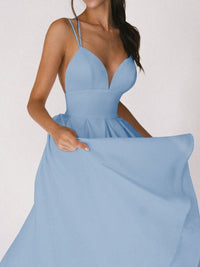 Strappy V-Ausschnitt Kleid - Noa