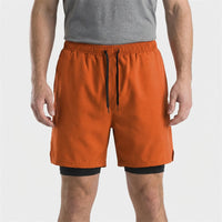 2-In-1 Men's Sport Shorts With Liner - Freddie