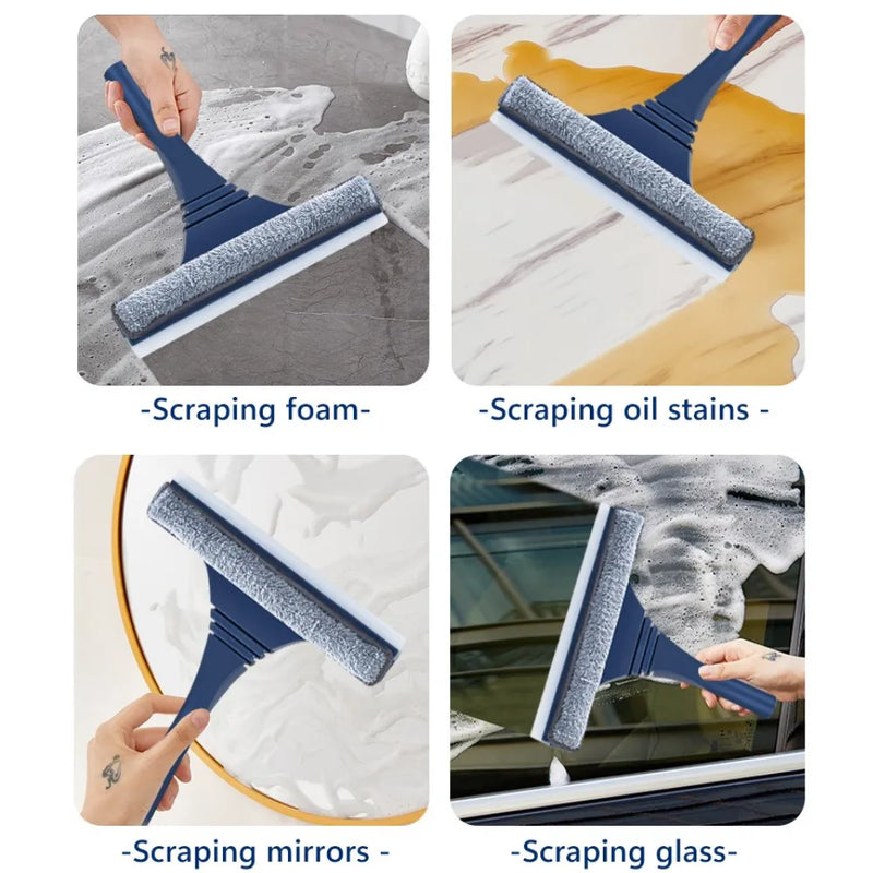 2‑in‑1 Window Mesh and Glass Cleaning Squeegee – Telescopic Handle – Buy 1, Get 1 Free-4 Section-State of Style