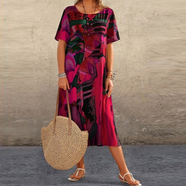 Luftiges Sommerkleid mit lockerer Passform – Ysée
