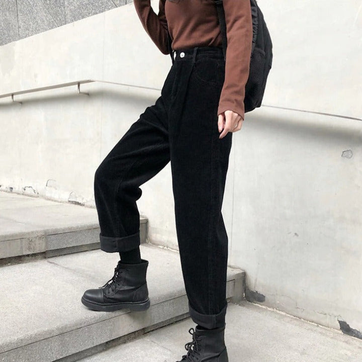 Damen Cordhose mit weitem Bein – Emily Herbstedition