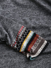 Herbstlicher Damen Kapuzenpullover mit Tribal-Muster – Tavira