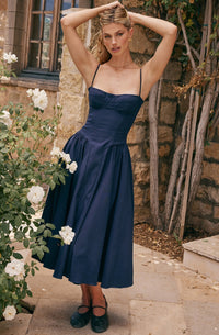 Sommerkleid mit Sweetheart-Ausschnitt – Elvira