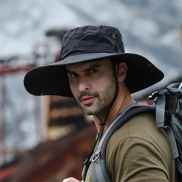 Outdoor-Sommerhut mit Kinnband und Wasserabweisendem Stoff – Ranger